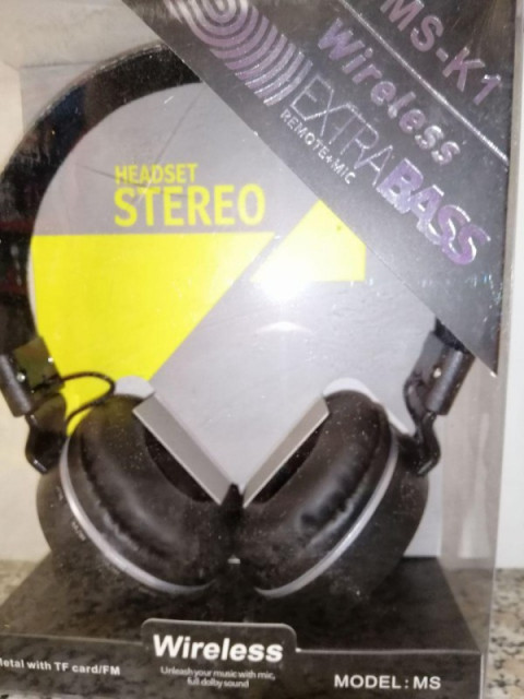 Навушники Wireless Stereo Headset MS-K1, Silver 41505