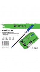 Ручка масл.Hiper Perfecto HO-520 0,7мм синя 50шт/уп ПРОДАЄТЬСЯ УПАКОВКАМИ