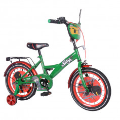 Велосипед TILLY Ninja 16" T-216216/1 khaki+red /1/