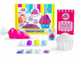 Набір для творчості ТМ Candy cream Unicorn Cupcake 75005, кор.14,5 x 18 x 8,5 см, 350г