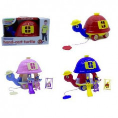 Каталка розсувна "Черепаха" з іграшками, 37х20,5х20,5 см(5109) 4шт/уп